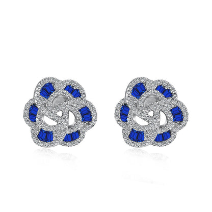[Luxery Jewelry]Exquisite Flower Shape Daily Earrings