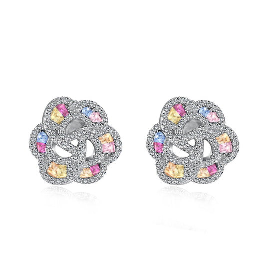 [Luxery Jewelry]Exquisite Flower Shape Daily Earrings