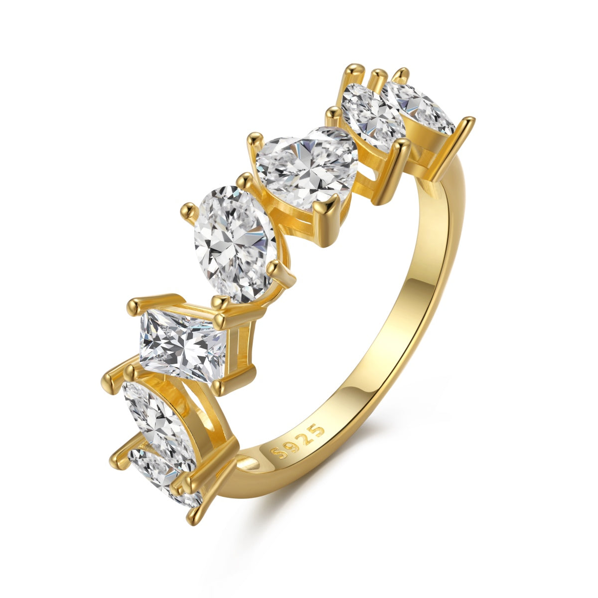 [Luxery Jewelry]Delicate Multi Cut Ring