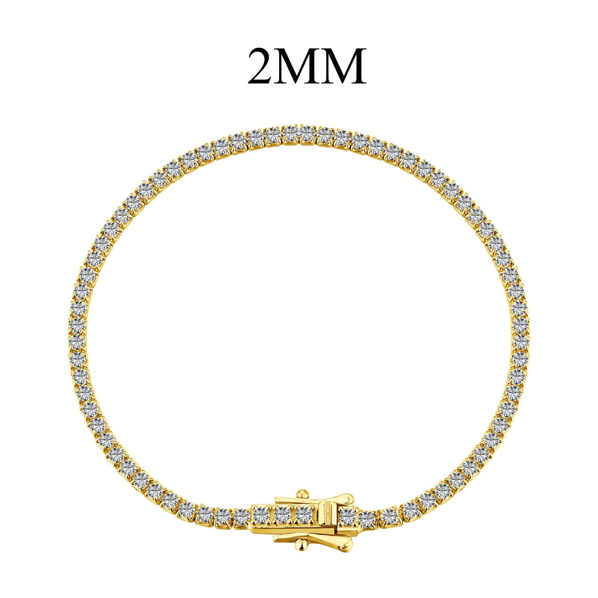 [Luxery Jewelry]Radiant Colorful Round Cut Party Bracelet