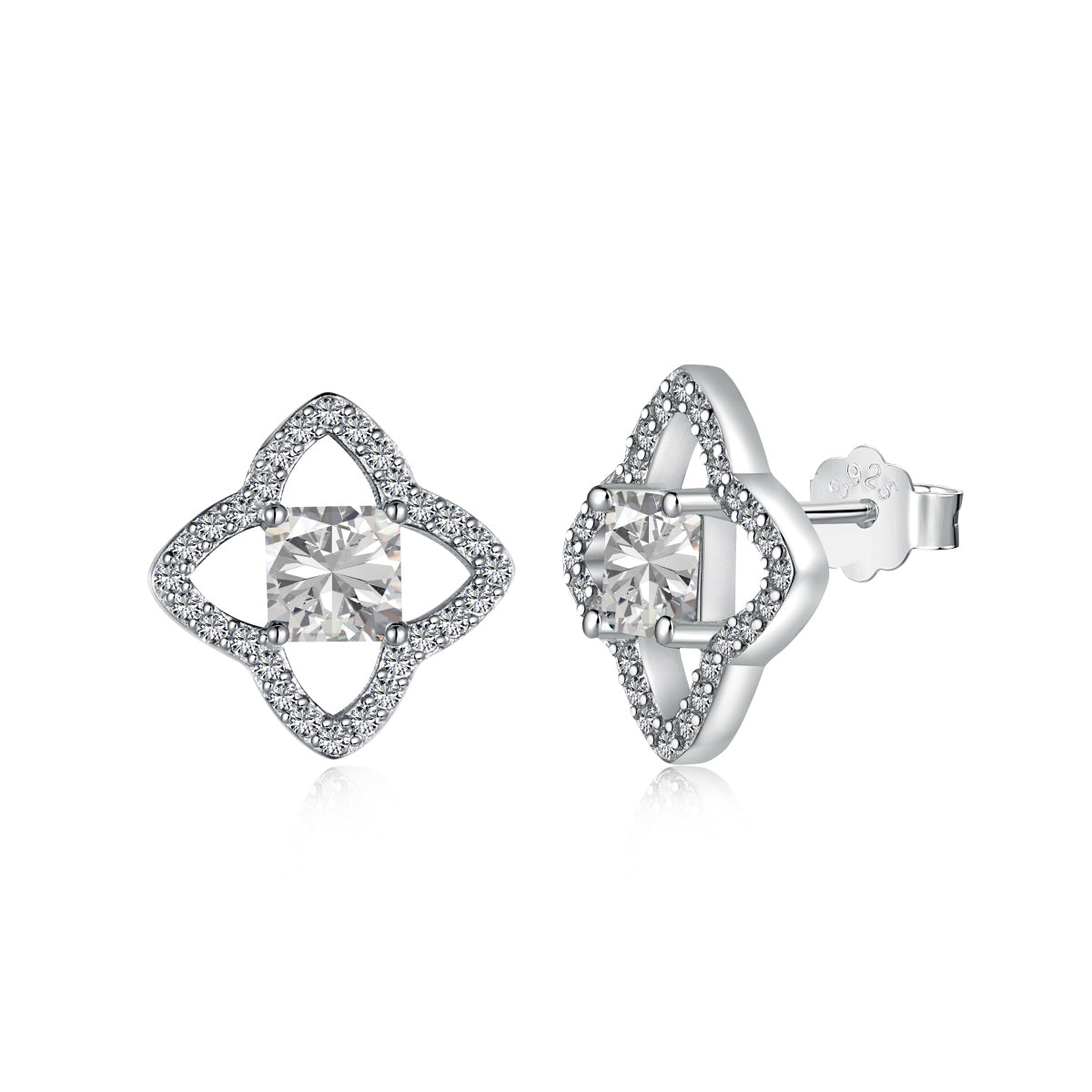 [Luxery Jewelry]Elegant Star Shape Princess Cut Daily Earrings