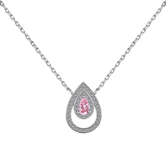 [Luxery Jewelry]Sparkling Pear Cut Necklace