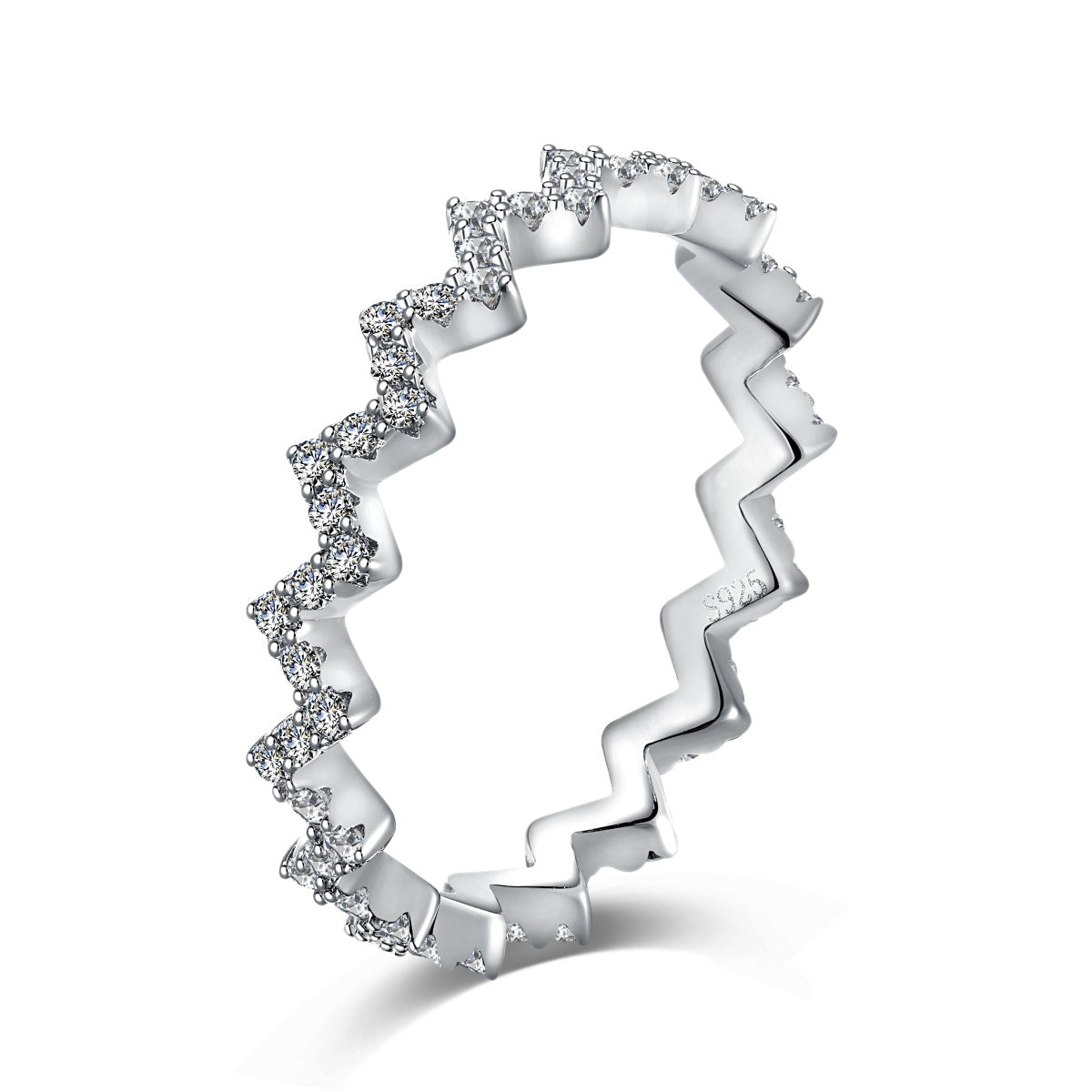 [Luxery Jewelry]Delicate Enchanting Wave Shape Daily Ring
