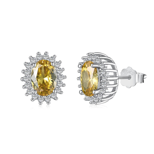 [Luxery Jewelry]Delicate Radiant Oval Cut Daily Earrings