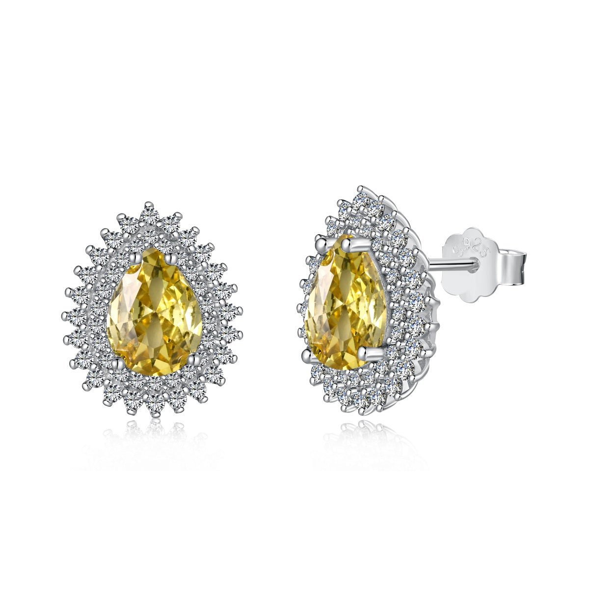 [Luxery Jewelry]Delicate Gorgeous Pear Cut Daily Earrings