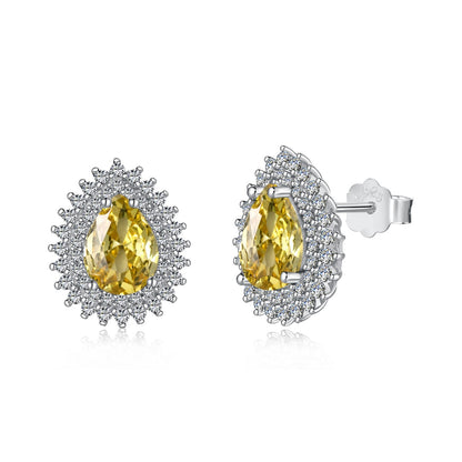[Luxery Jewelry]Delicate Gorgeous Pear Cut Daily Earrings