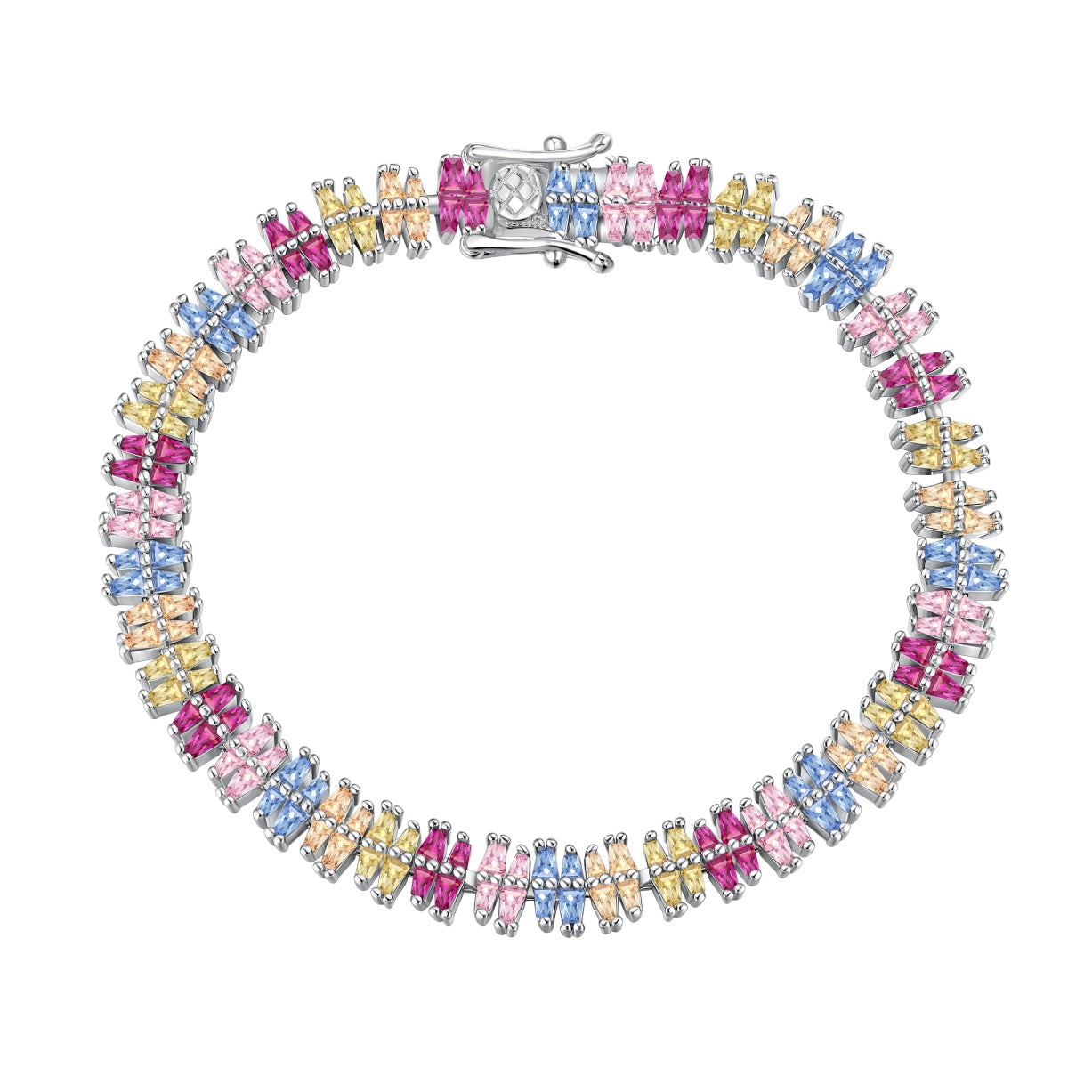 [Luxery Jewelry]Sparkling Exquisite Multi Cut Party Bracelet