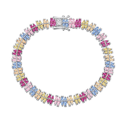 [Luxery Jewelry]Sparkling Exquisite Multi Cut Party Bracelet