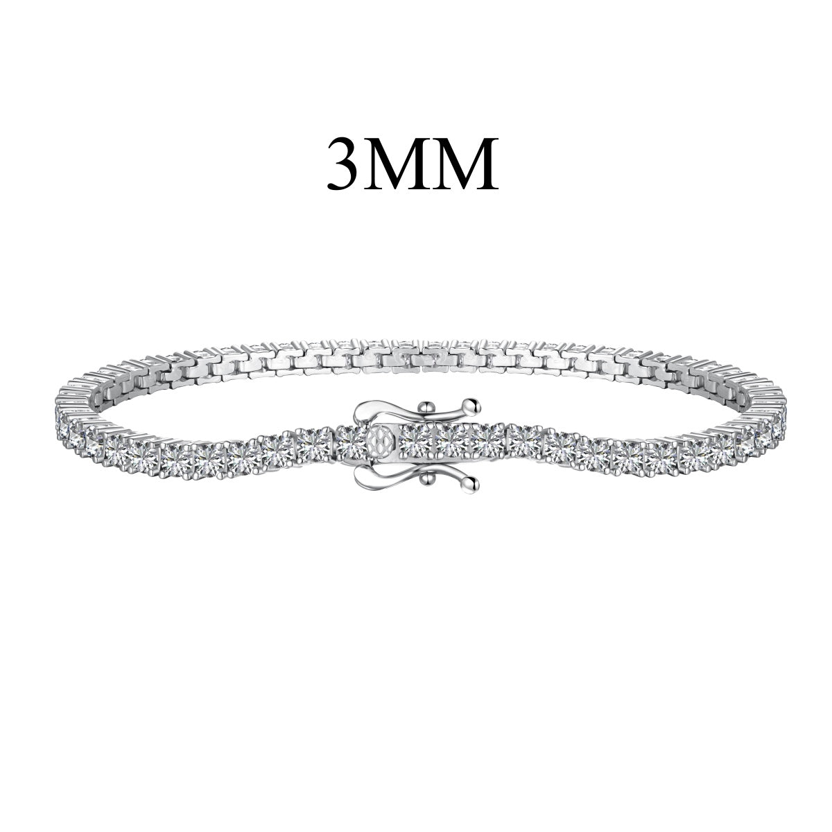 [Luxery Jewelry]Dainty Charming Round Cut Tennis Bracelet