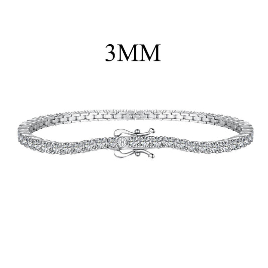 [Luxery Jewelry]Dainty Charming Round Cut Tennis Bracelet