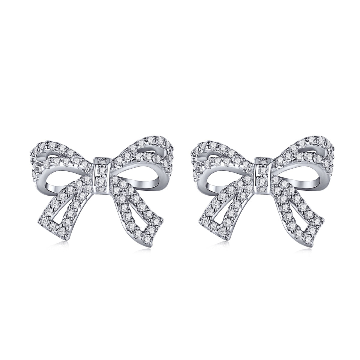 [Luxery Jewelry]Dainty Bow Shape Earrings