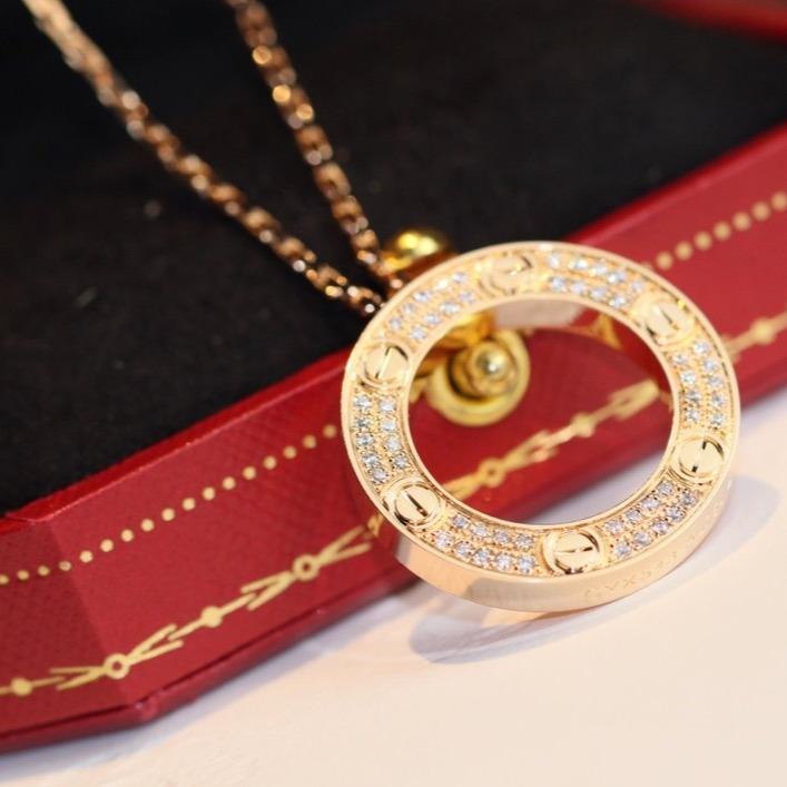 [⭐Luxery]LOVE NECKLACE ADJUSTABLE ROSE GOLD