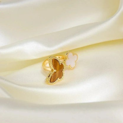 [⭐Luxery]LUCKY BETWEEN THE FINGER RING