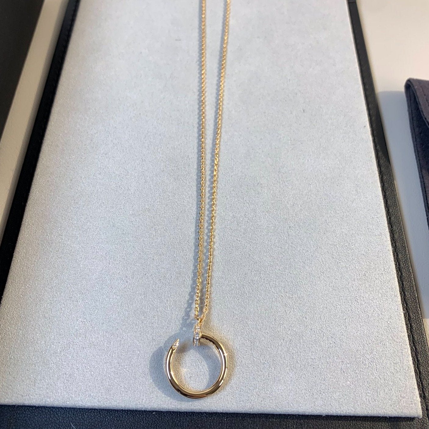 [⭐Luxery]JUSTE NECKLACE PINK GOLD