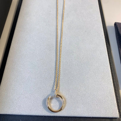 [⭐Luxery]JUSTE NECKLACE PINK GOLD