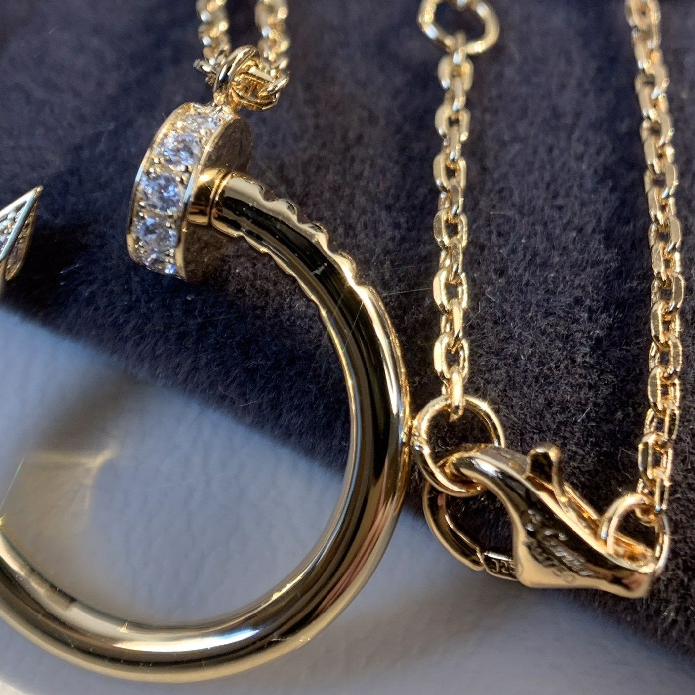 [⭐Luxery]JUSTE NECKLACE PINK GOLD