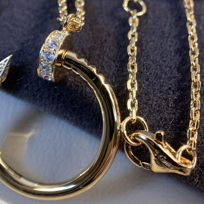 [⭐Luxery]JUSTE NECKLACE PINK GOLD