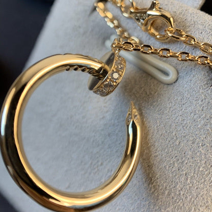 [⭐Luxery]JUSTE NECKLACE PINK GOLD