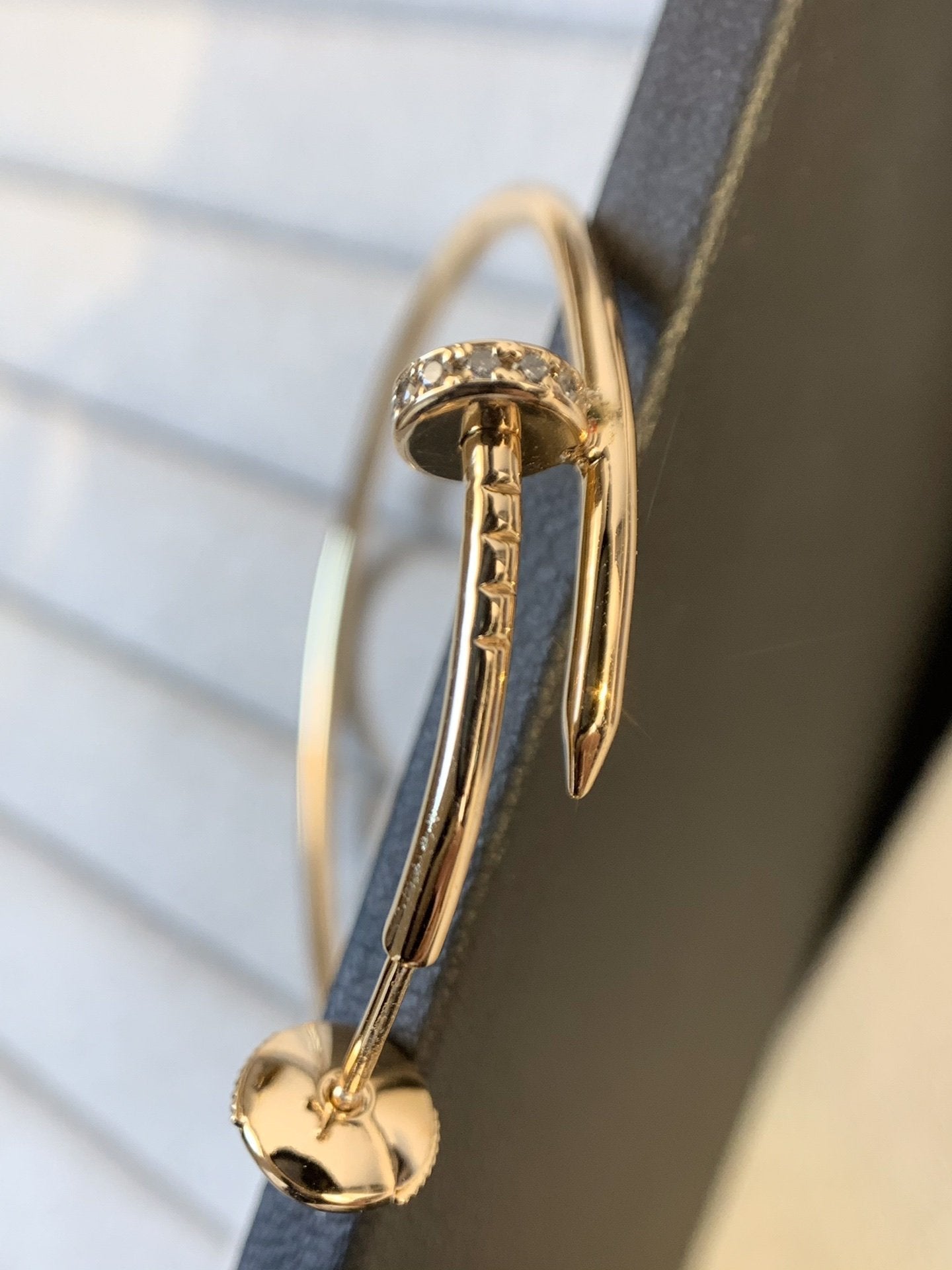 [⭐Luxery]JUSTE EARRINGS GOLD DIAMONDS 1.8MM