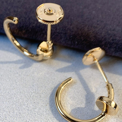 [⭐Luxery]JUSTE EARRINGS PINK GOLD