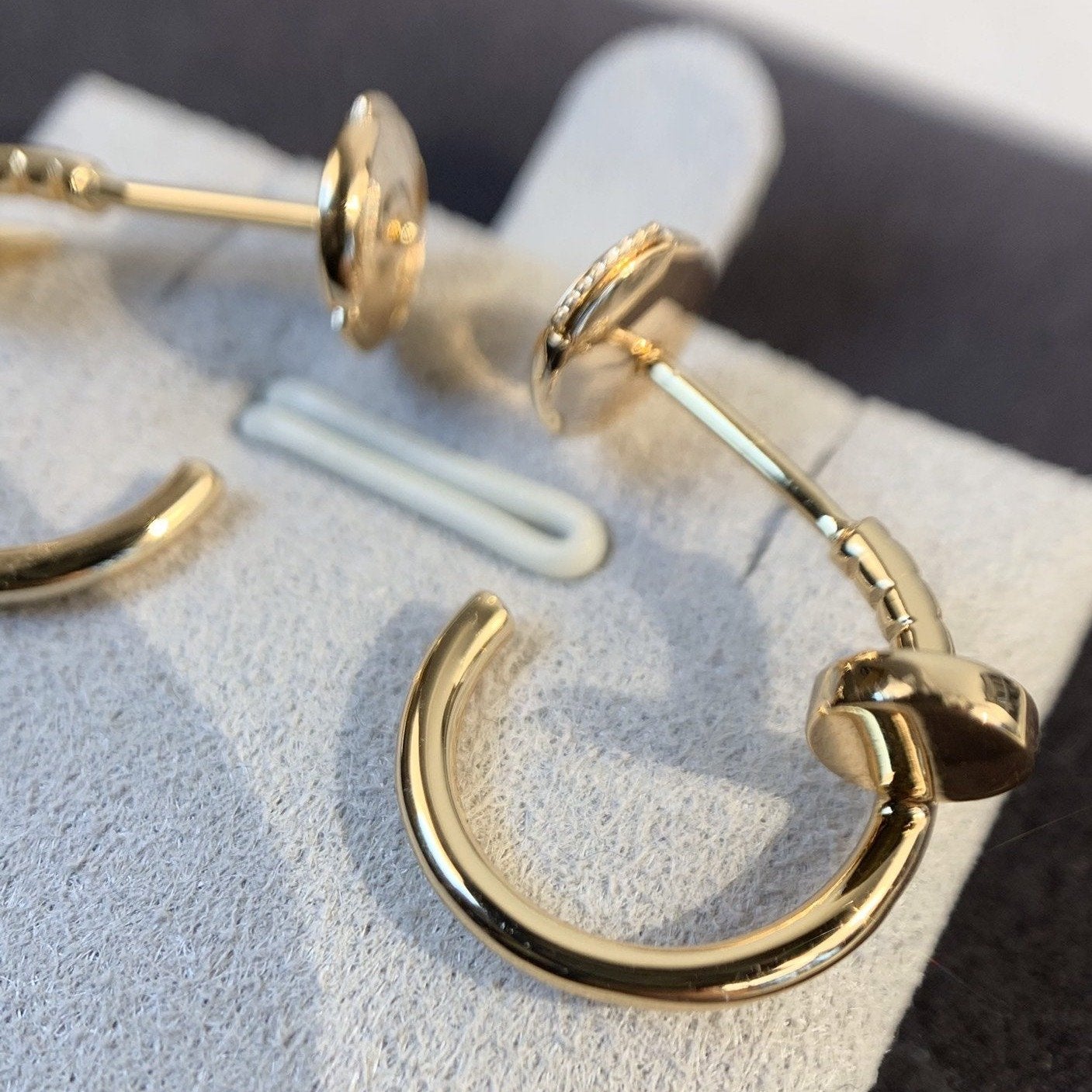 [⭐Luxery]JUSTE EARRINGS PINK GOLD