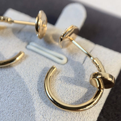 [⭐Luxery]JUSTE EARRINGS PINK GOLD