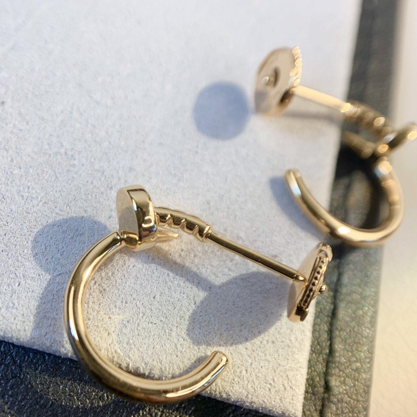 [⭐Luxery]JUSTE EARRINGS PINK GOLD