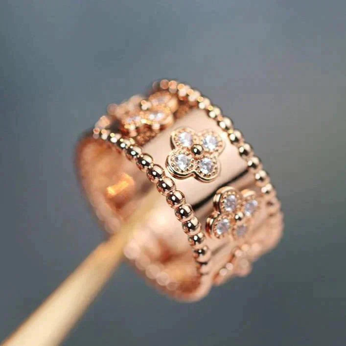 [⭐Luxery]CLOVER KALEIDOSCOPE RING 10MM