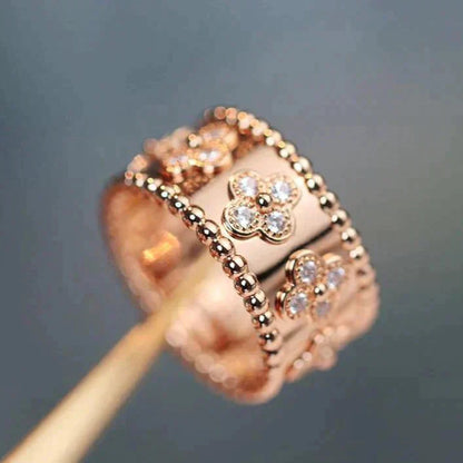 [⭐Luxery]CLOVER KALEIDOSCOPE RING 10MM