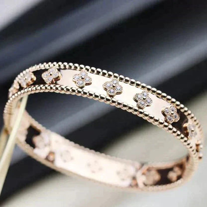 [⭐Luxery]CLOVER BRACELET 8MM DIAMONDS