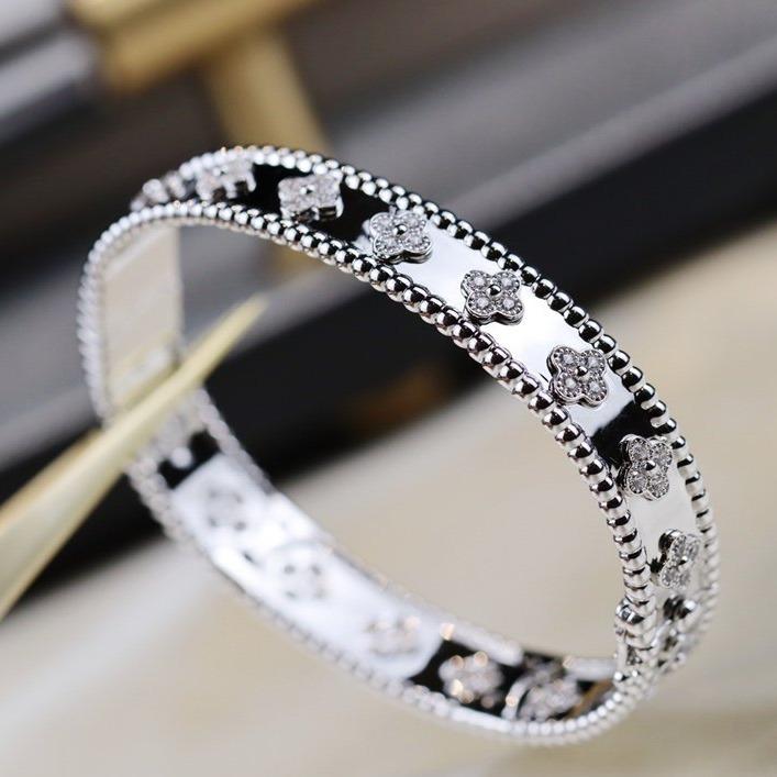 [⭐Luxery]CLOVER BRACELET 8MM DIAMONDS