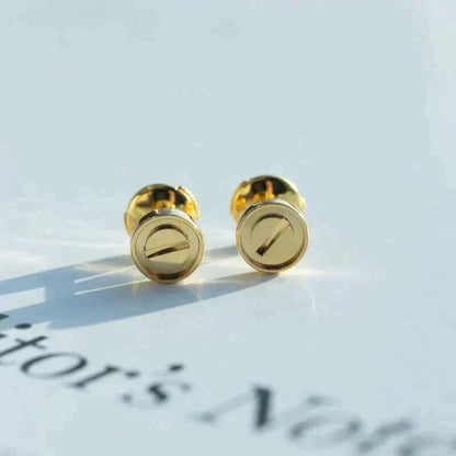 [⭐Luxery]LOVE EARRINGS GOLD 10MM