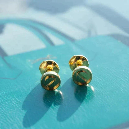 [⭐Luxery]LOVE EARRINGS GOLD 10MM