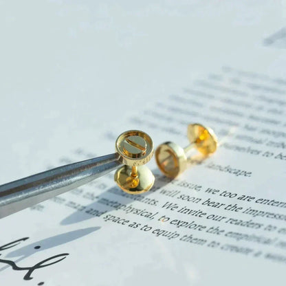 [⭐Luxery]LOVE EARRINGS GOLD 10MM