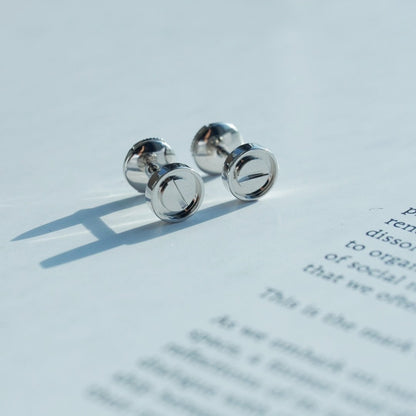 [⭐Luxery]LOVE EARRINGS SILVER 10MM