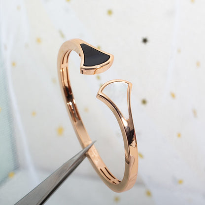 [⭐Luxery]DREAM BRACELET OPEN PINK GOLD MOP