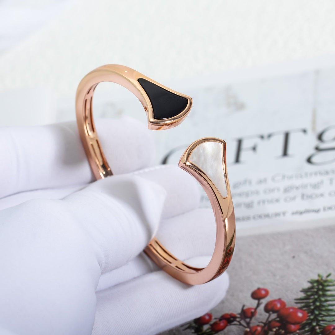 [⭐Luxery]DREAM BRACELET OPEN PINK GOLD MOP