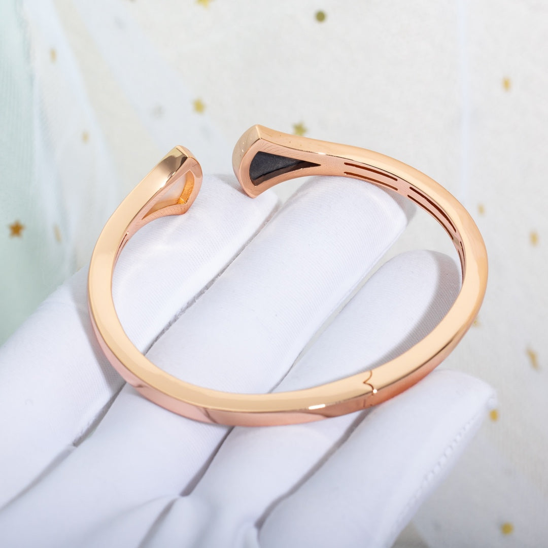 [⭐Luxery]DREAM BRACELET OPEN PINK GOLD MOP