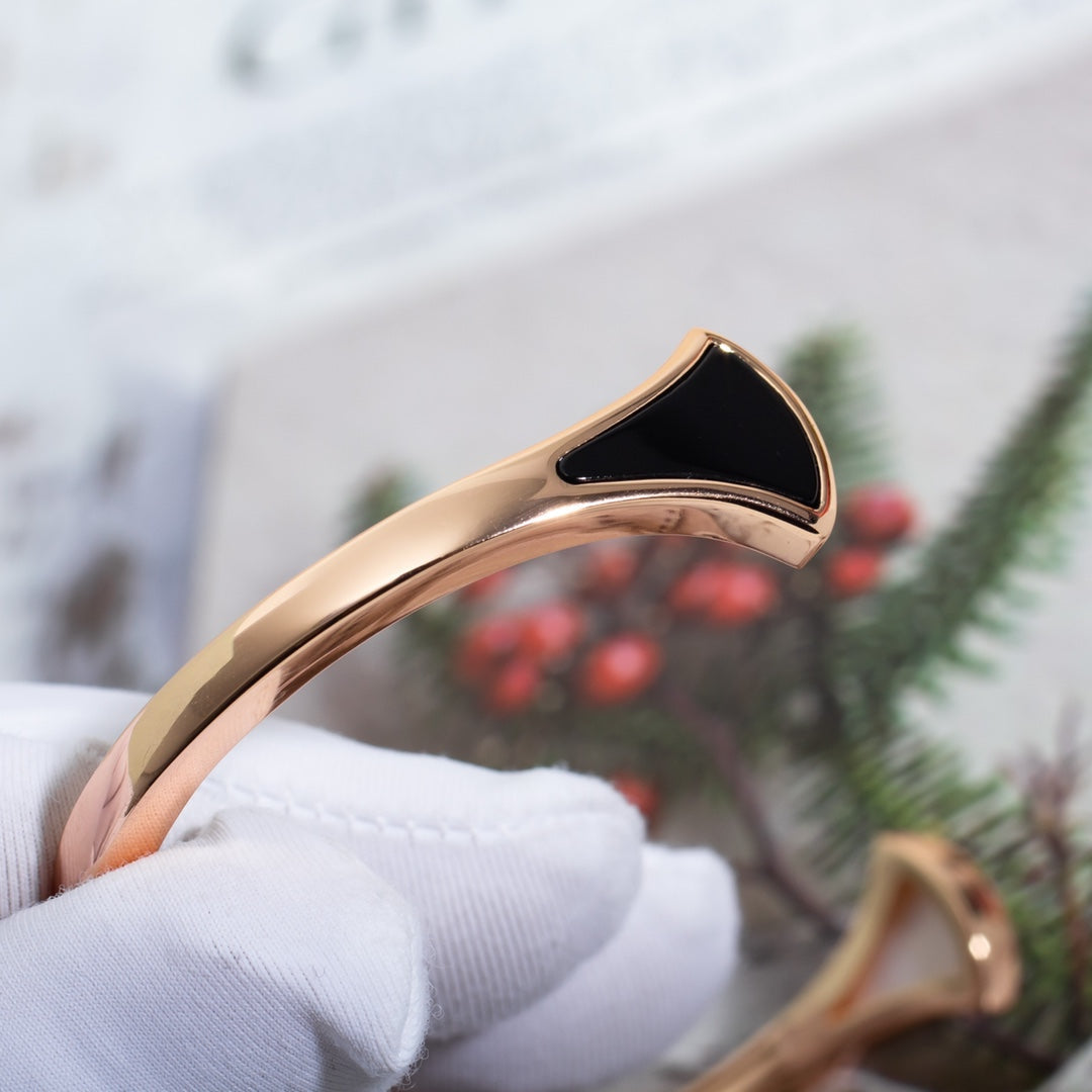 [⭐Luxery]DREAM BRACELET OPEN PINK GOLD MOP