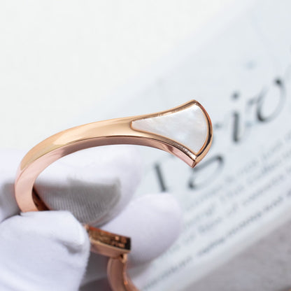 [⭐Luxery]DREAM BRACELET OPEN PINK GOLD MOP