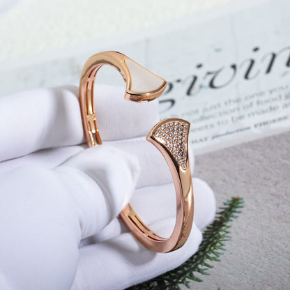 [⭐Luxery]DREAM BRACELET OPEN PINK GOLD MOP DIAMOND