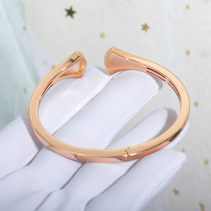 [⭐Luxery]DREAM BRACELET OPEN PINK GOLD MOP DIAMOND