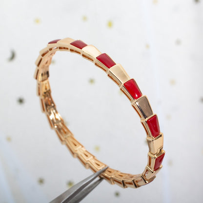 [⭐Luxery]SERPENTI BRACELET PINK GOLD RUBELLITE