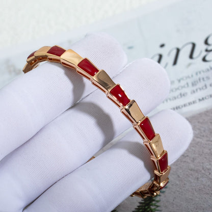 [⭐Luxery]SERPENTI BRACELET PINK GOLD RUBELLITE