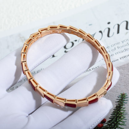 [⭐Luxery]SERPENTI BRACELET PINK GOLD RUBELLITE