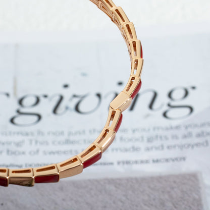 [⭐Luxery]SERPENTI BRACELET PINK GOLD RUBELLITE