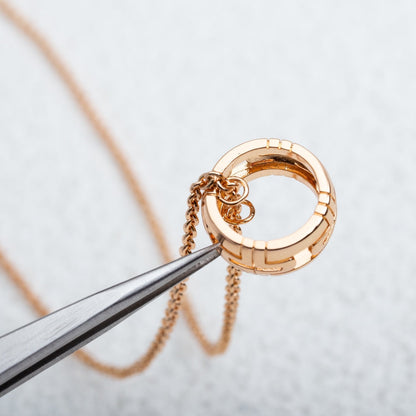 [⭐Luxery]PARENTESI NECKLACE PINK GOLD