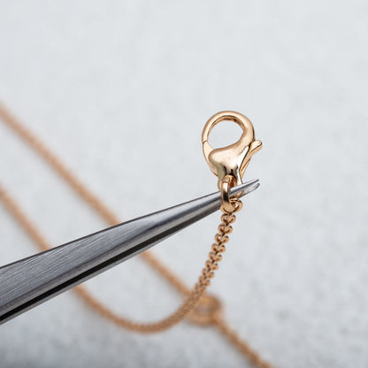 [⭐Luxery]PARENTESI NECKLACE PINK GOLD
