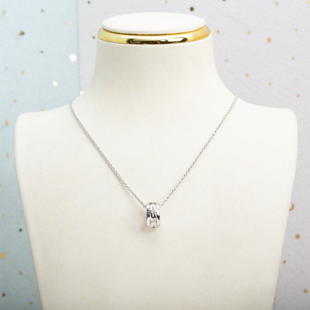 [⭐Luxery]PARENTESI NECKLACE SILVER