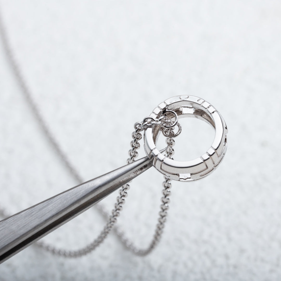 [⭐Luxery]PARENTESI NECKLACE SILVER